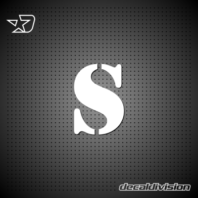 Vinyl Letter S - STENCIL